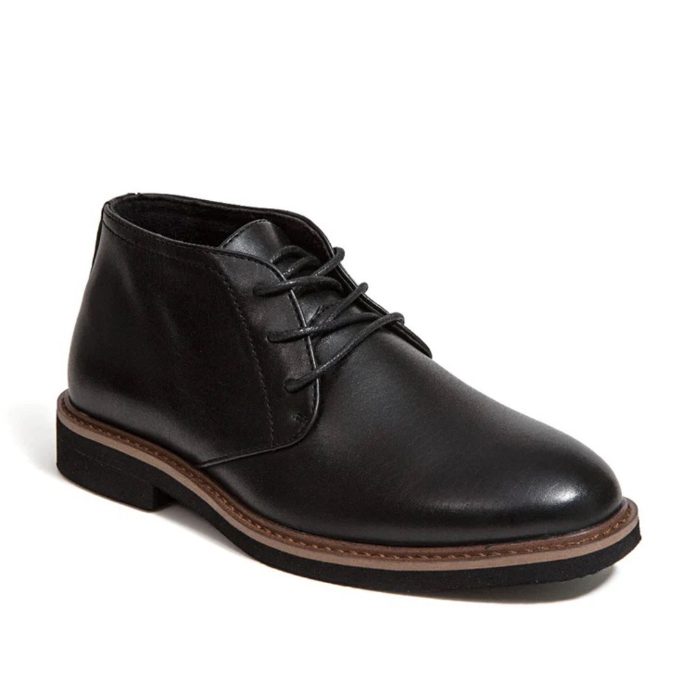 Deer Stags Kids' Ballard Dress Comfort Chukka Boot in Black - Size 3 - NIB